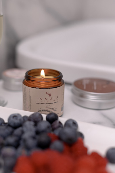 Купить массажные соевые свечи INNULA SPA