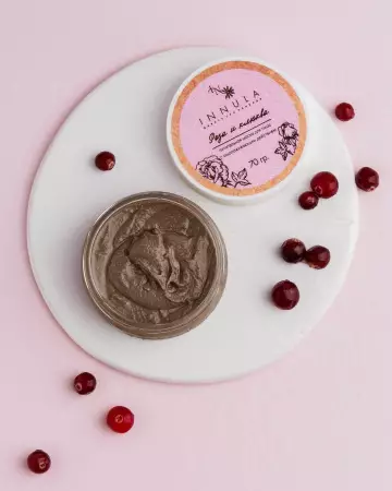 Маска питательная для зрелой кожи "Каолин и роза"